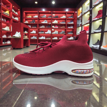 Maroon Women's Sneakers | Comfortable Casual & Walking Shoes - 5025111